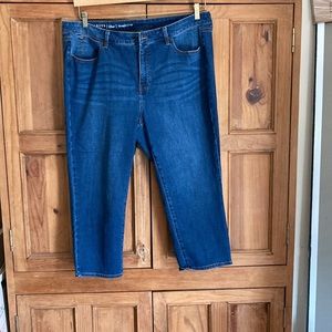 TALBOTS straight crop jeans (18wp)